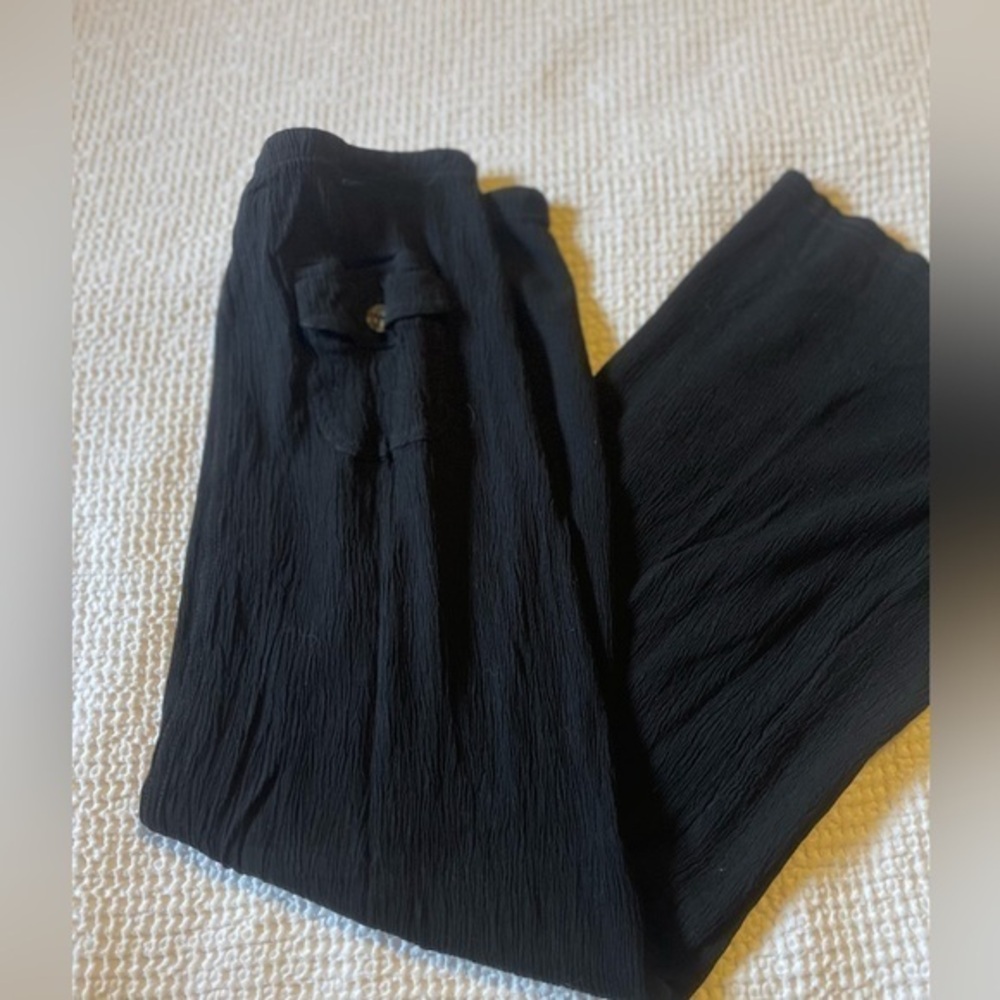 Carol Little Rayon skirt black size Small